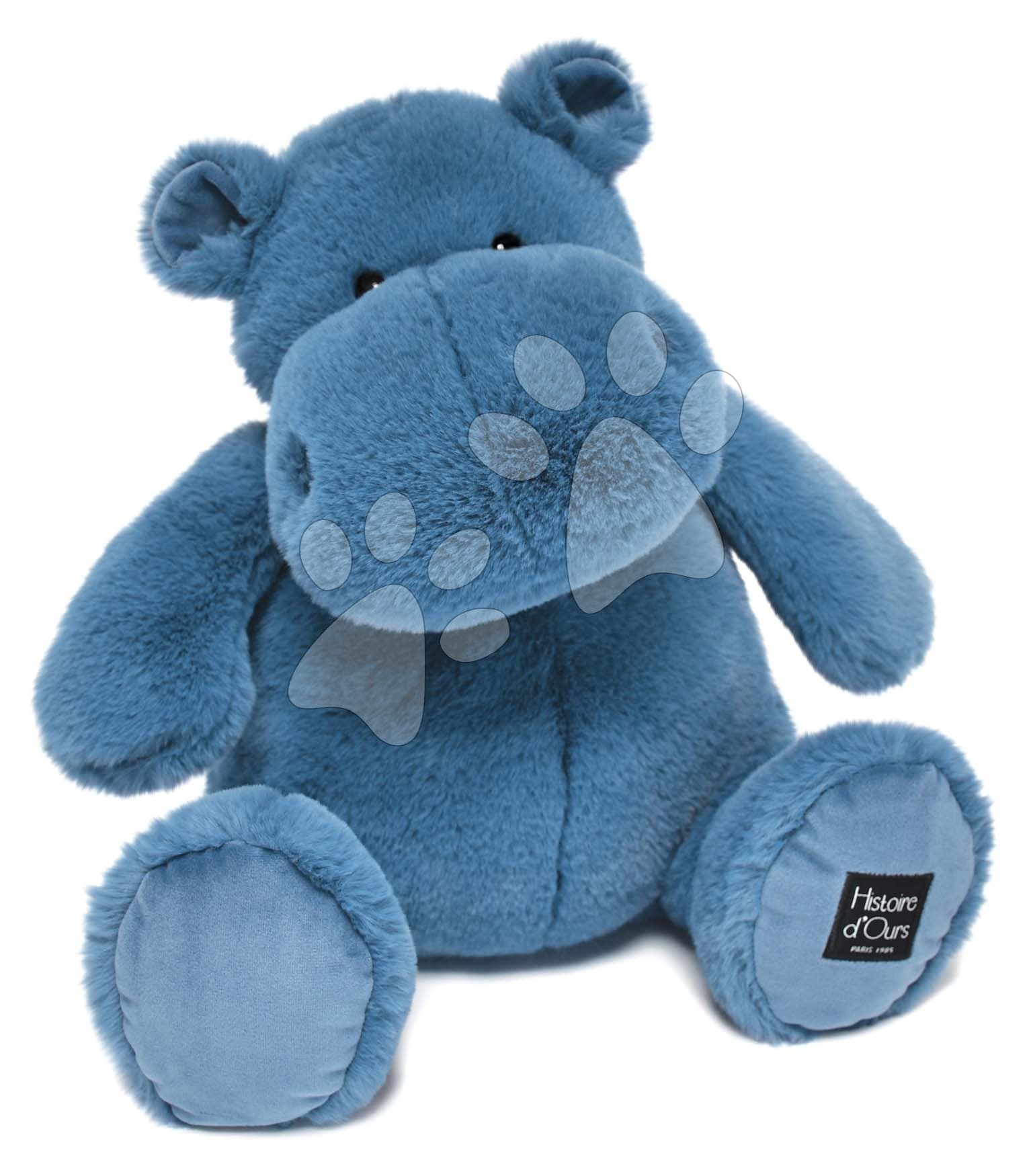 Plyšový hroch Hip' Blue Hippo Exotique Histoire d’ Ours modrý 40 cm od 0 mes 1