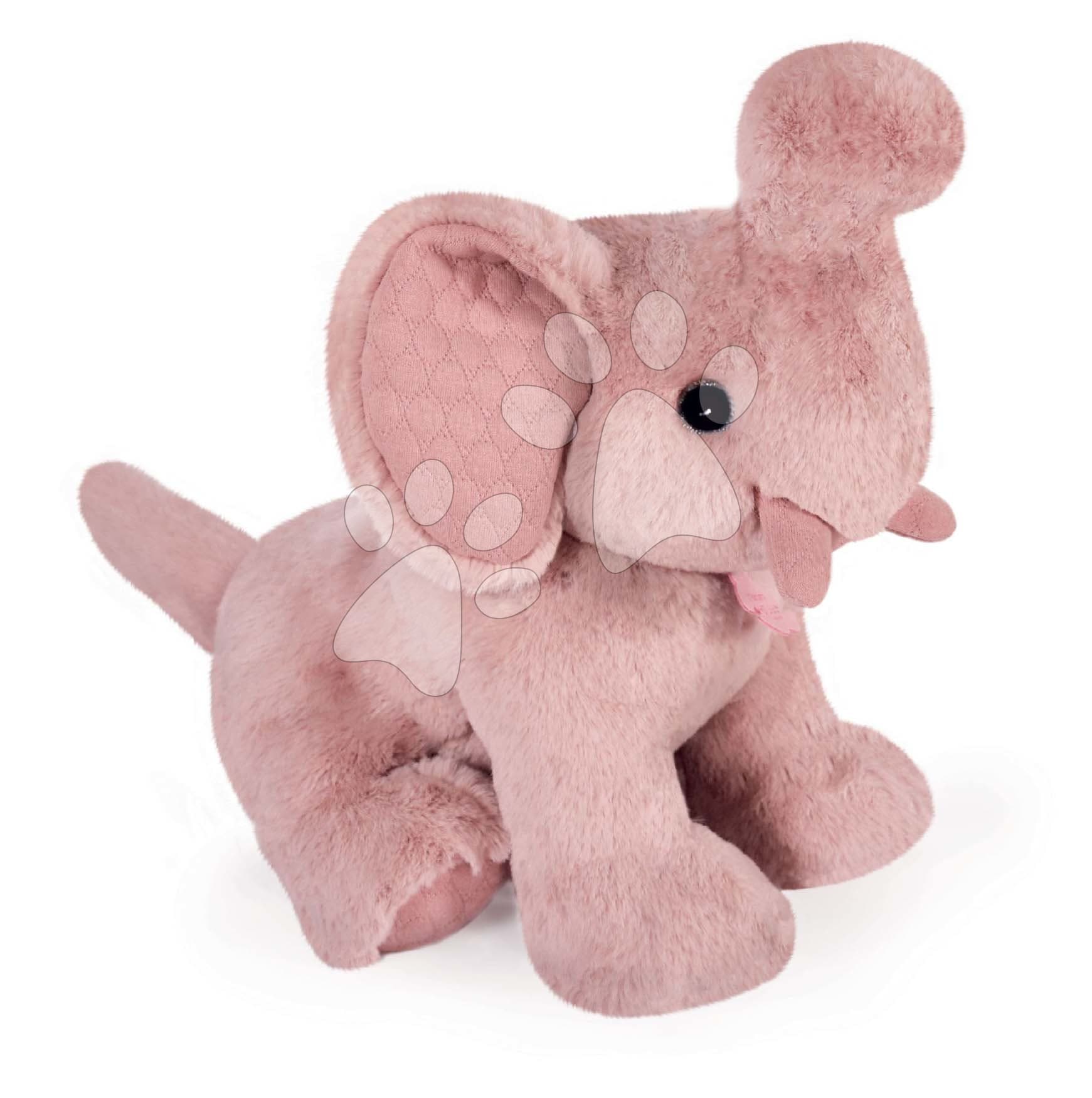 Plyšový sloník Elephant Powder Pink Les Preppy Chics Histoire d’ Ours ružový 35 cm od 0 mes 1