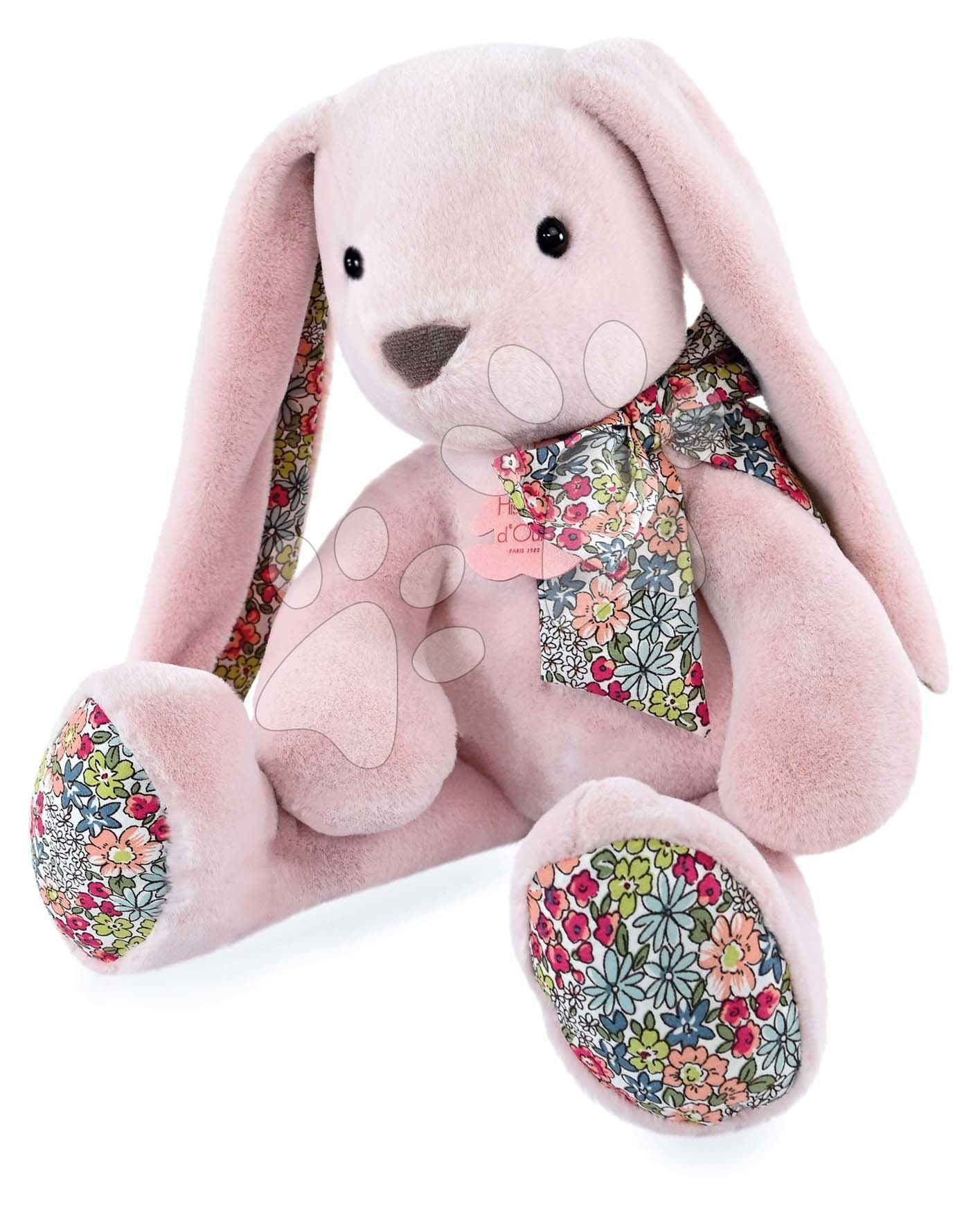 Plyšový zajačik Bunny Tender Pink Copain Calin Histoire d’ Ours ružový 40 cm od 0 mes 1