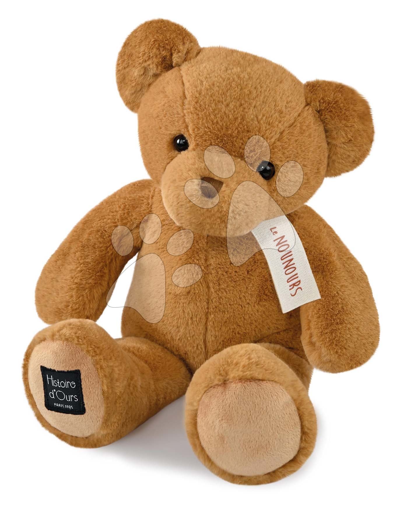 Plyšový medvedík Hazelnut Le Nounours Histoire d’ Ours hnedý 40 cm od 0 mes