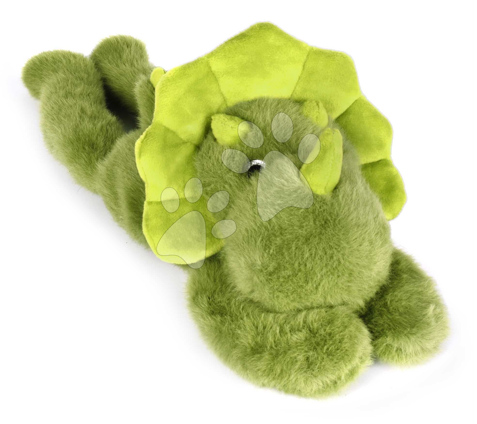 Plyšový dinosaurus na objímanie The Glue Pots Dino Magnetic Histoire d’ Ours magnetický zelený 30 cm od 24 mes