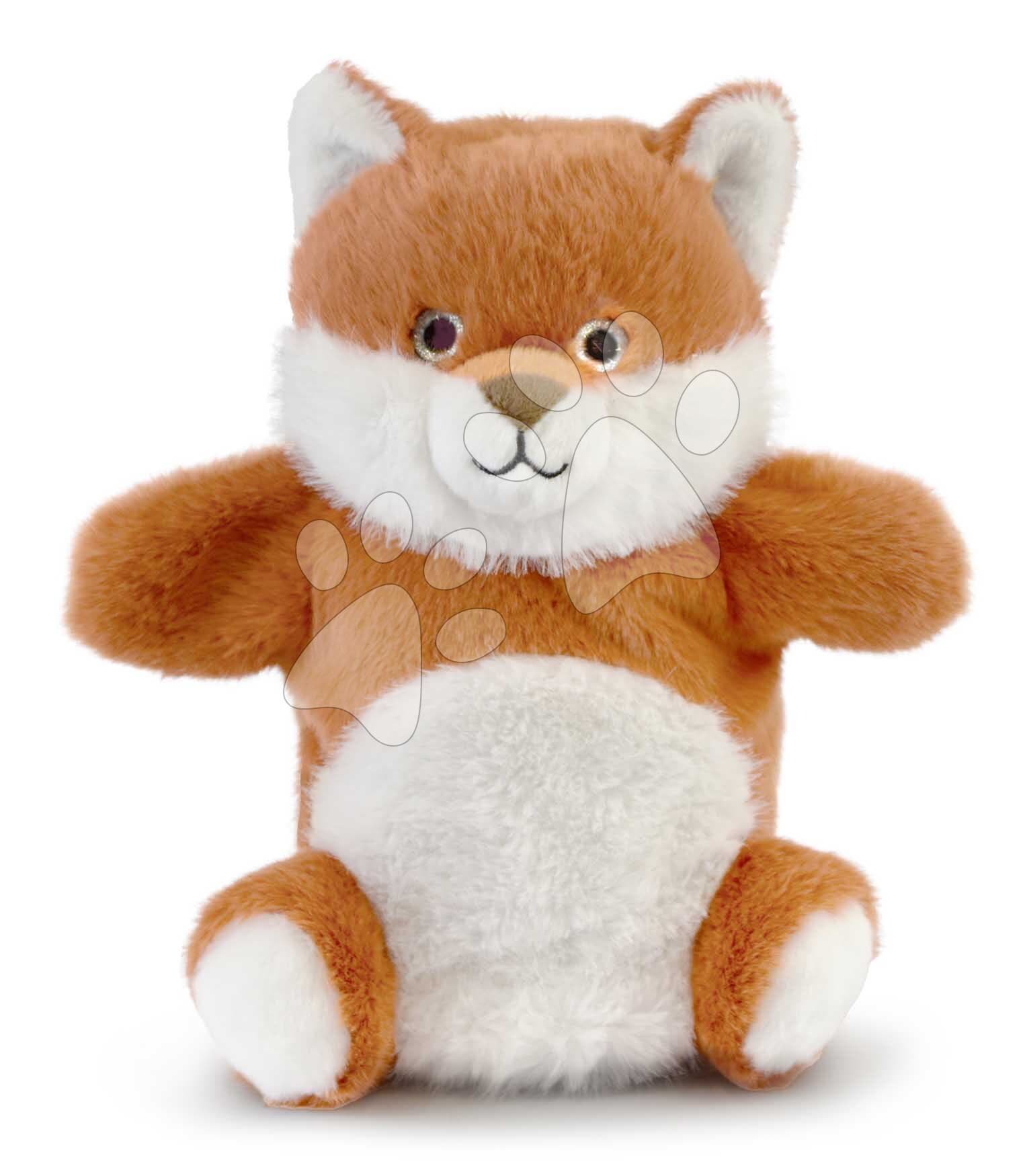 Plyšová líška na bábkové divadlo Fox Puppet Histoire d’ Ours oranžová 24 cm od 0 mes