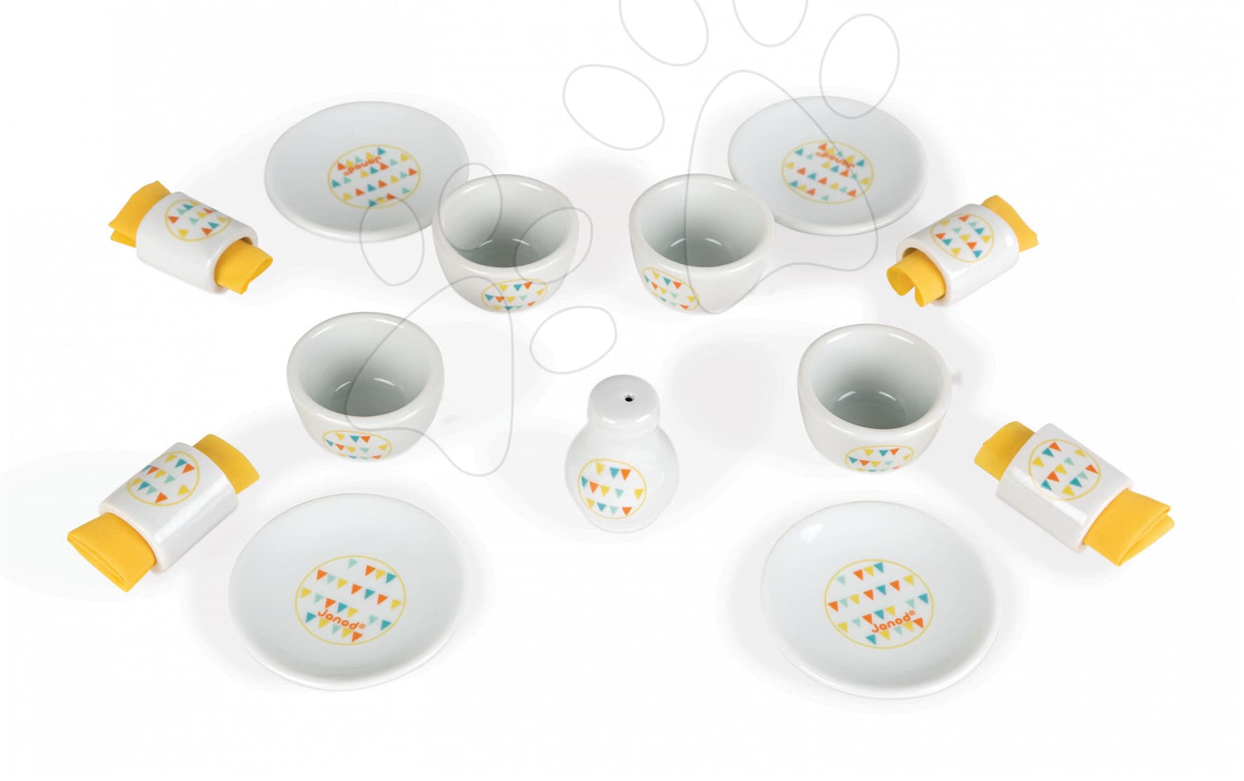 Janod porcelánová obedová sada Happy Day 06591 1