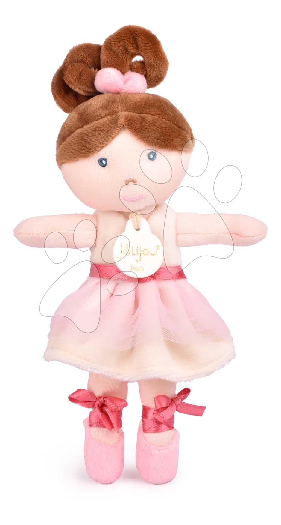 Bábika baletka My Ballerina Doll White Jolijou 25 cm s ružovou sukničkou z jemného textilu od 12 mes 1