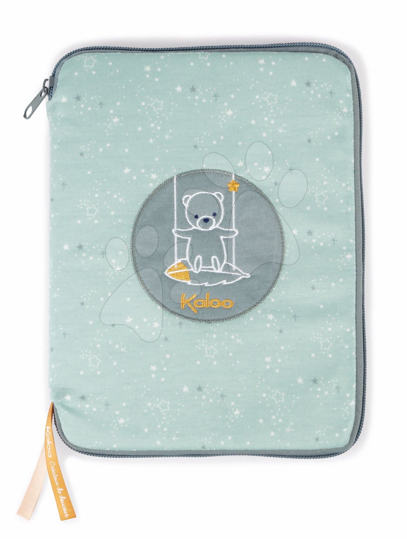 Môj pamätníček s medveďom My Health Book Cover Home Kaloo obal na zápisník modrý 24 cm od 0 mes 1