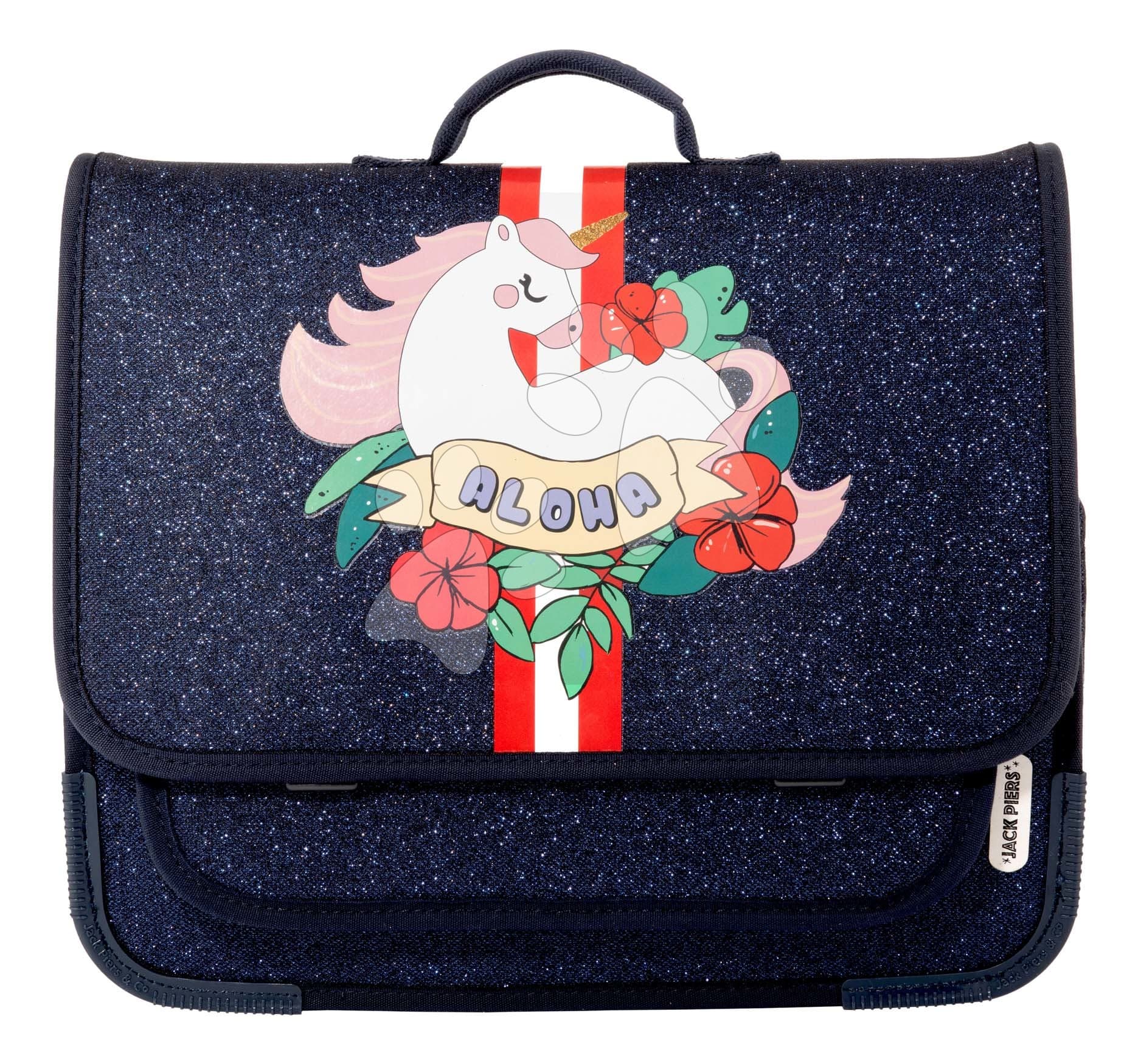 Školská aktovka Schoolbag Paris Large Aloha Jack Piers ergonomická luxusné prevedenie od 6 rokov 32*15*38 cm 1