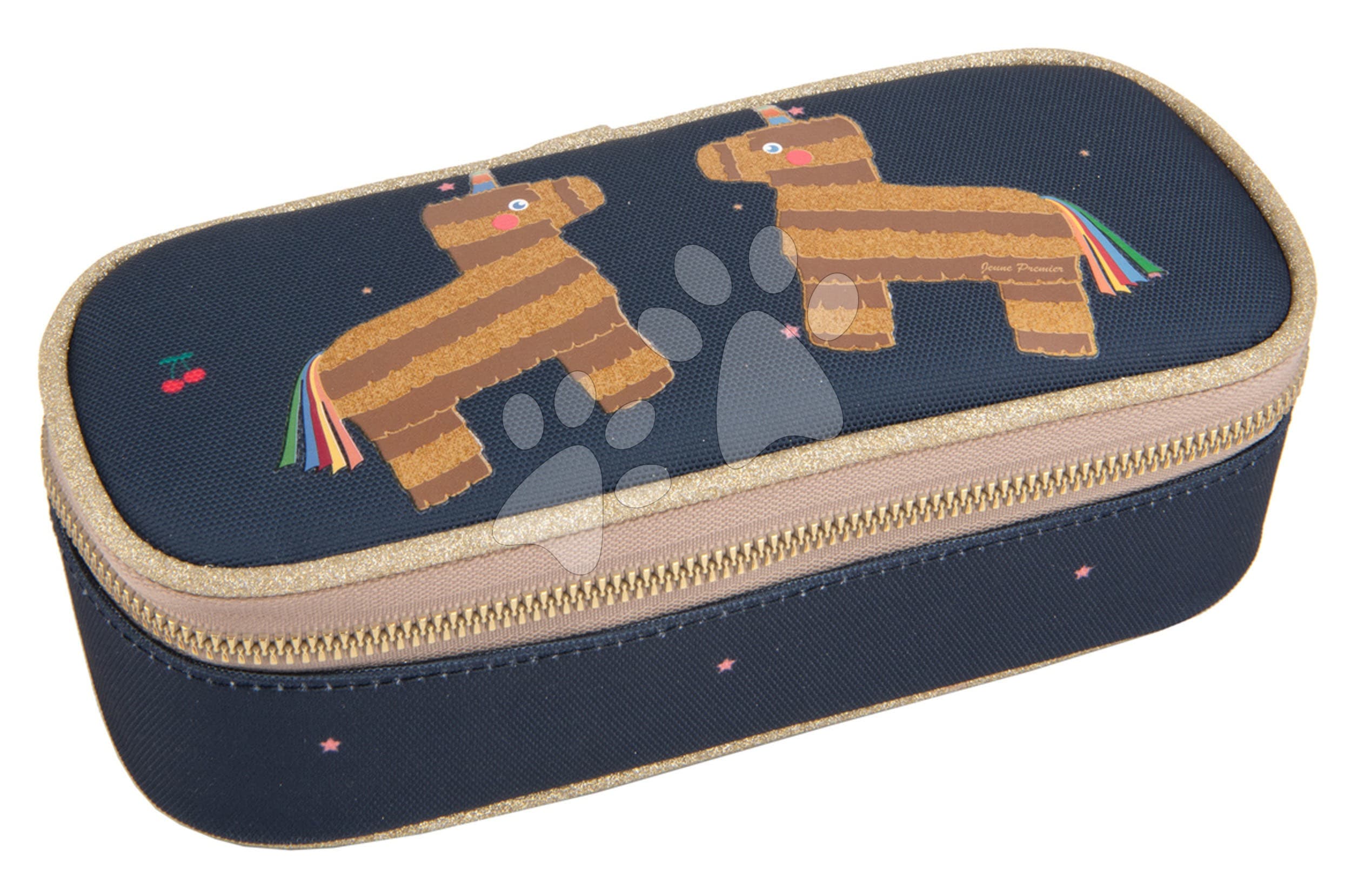 Školský peračník Pencil Box Cherry Piñata Jeune Premier ergonomický luxusné prevedenie 22*7 cm