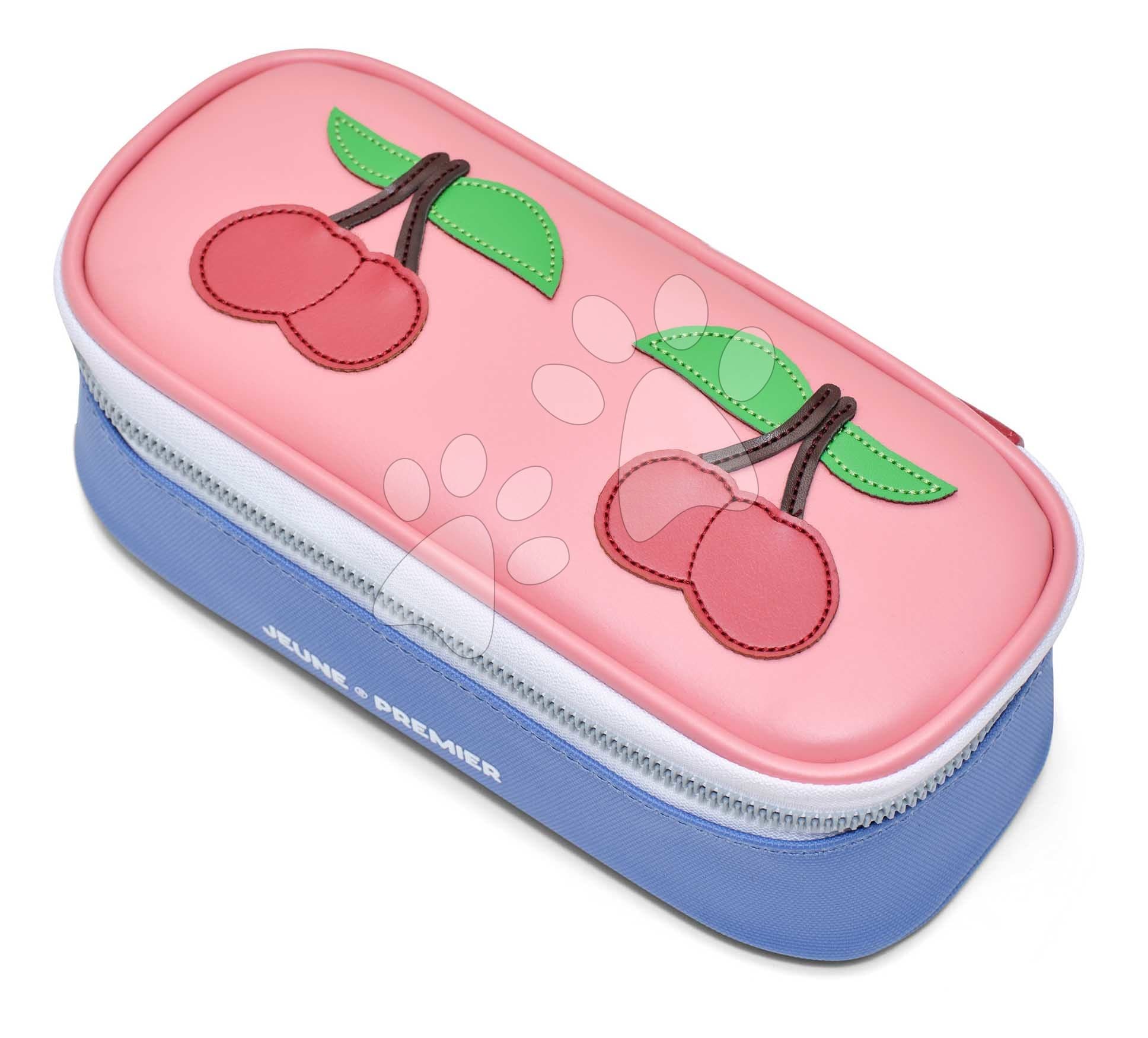 Školský peračník Pencil Box Cherry Pink Jeune Premier ergonomický luxusné prevedenie 22*7 cm