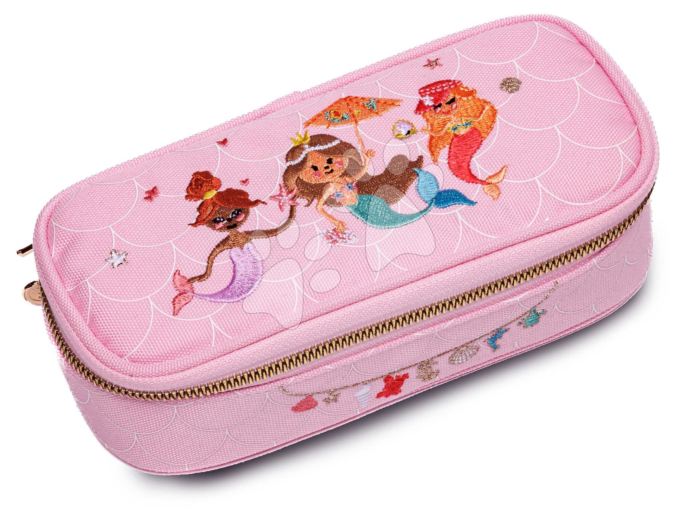 Školský peračník Pencil Box Mermaids Jeune Premier ergonomický luxusné prevedenie 22*7 cm