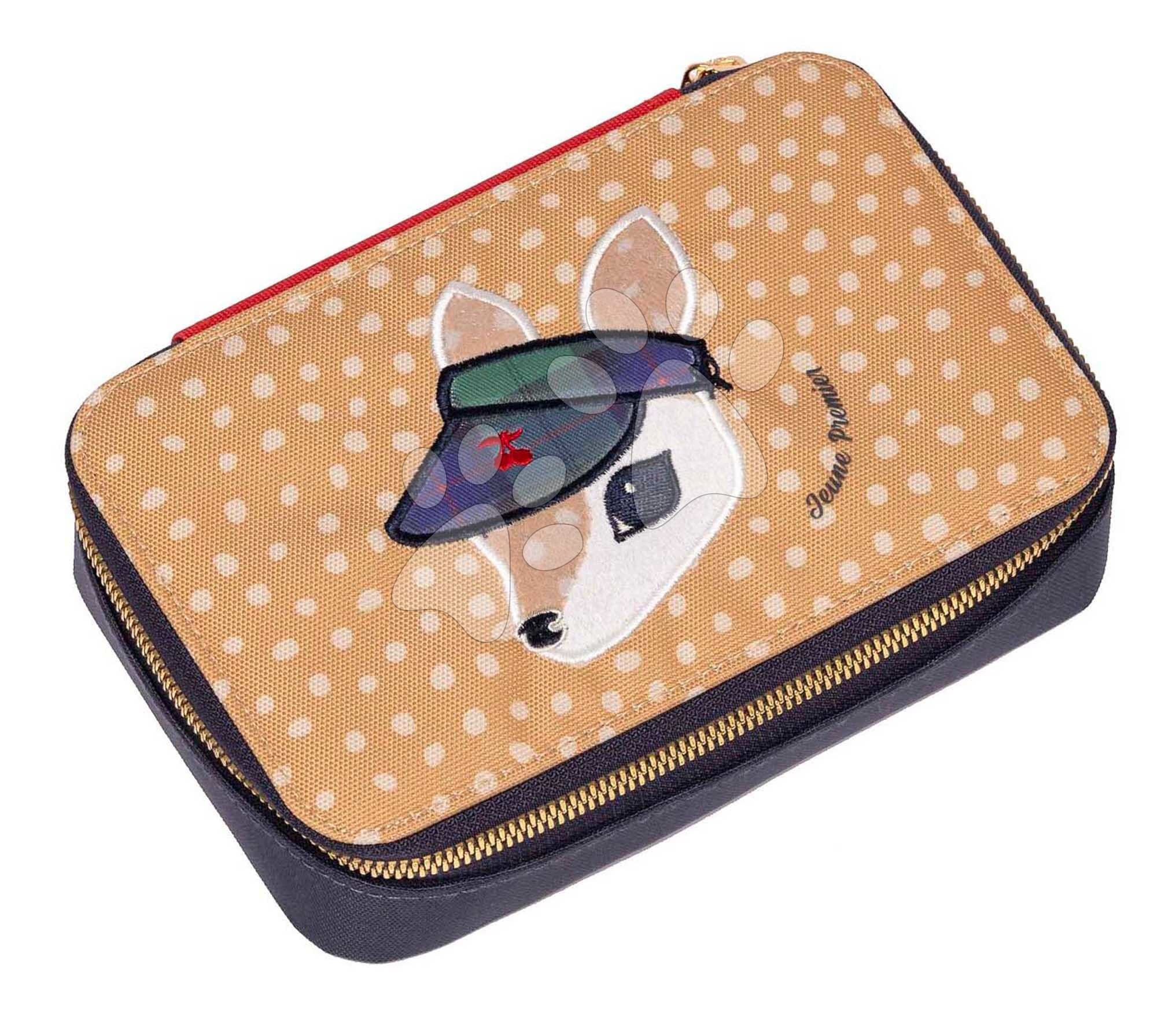 Školský peračník Pencil Box Filled Dashing Deer Jeune Premier ergonomický luxusné prevedenie 20*7 cm