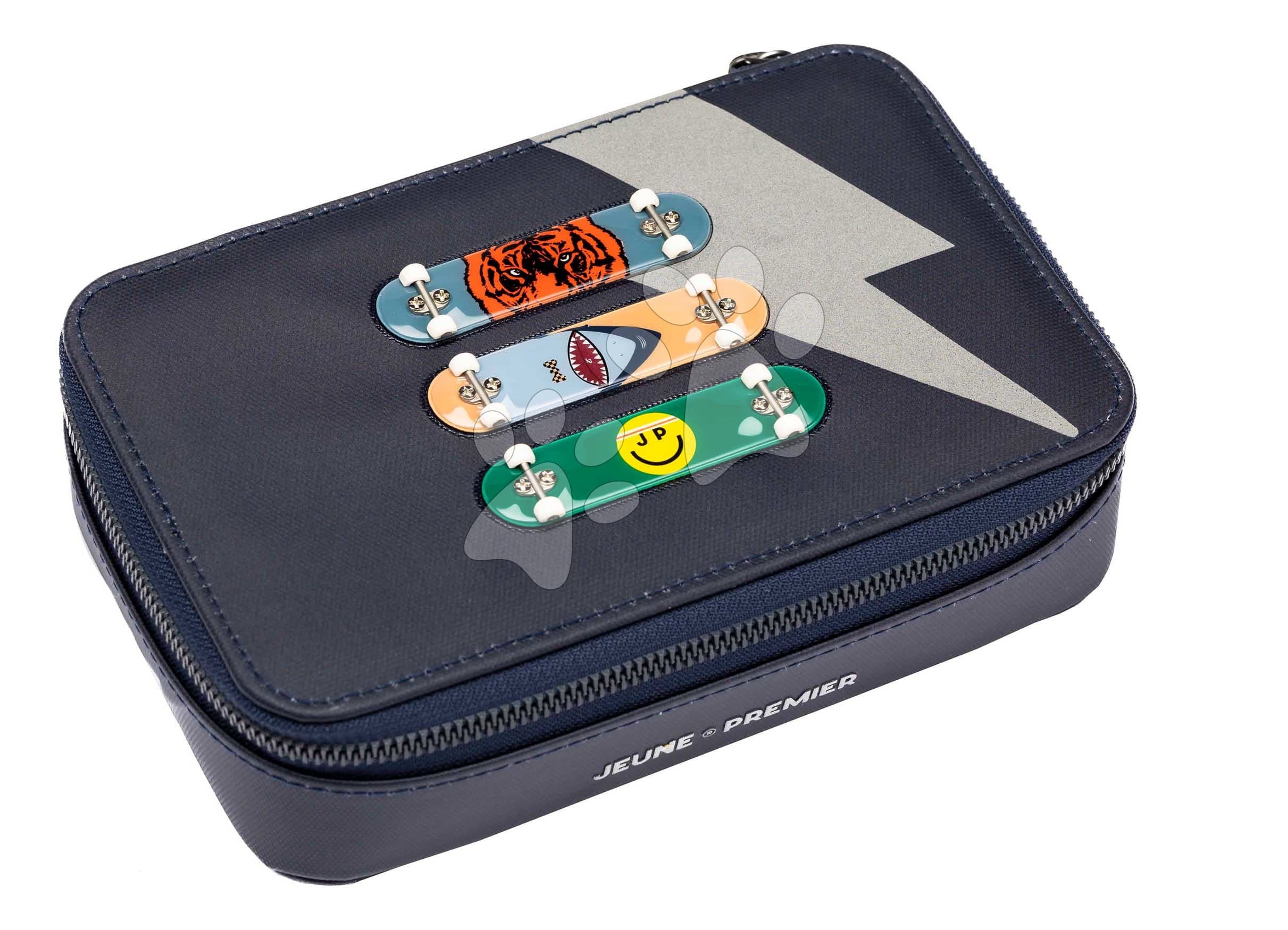 Školský peračník Pencil Box Filled Skate Jeune Premier ergonomický luxusné prevedenie 20*7 cm