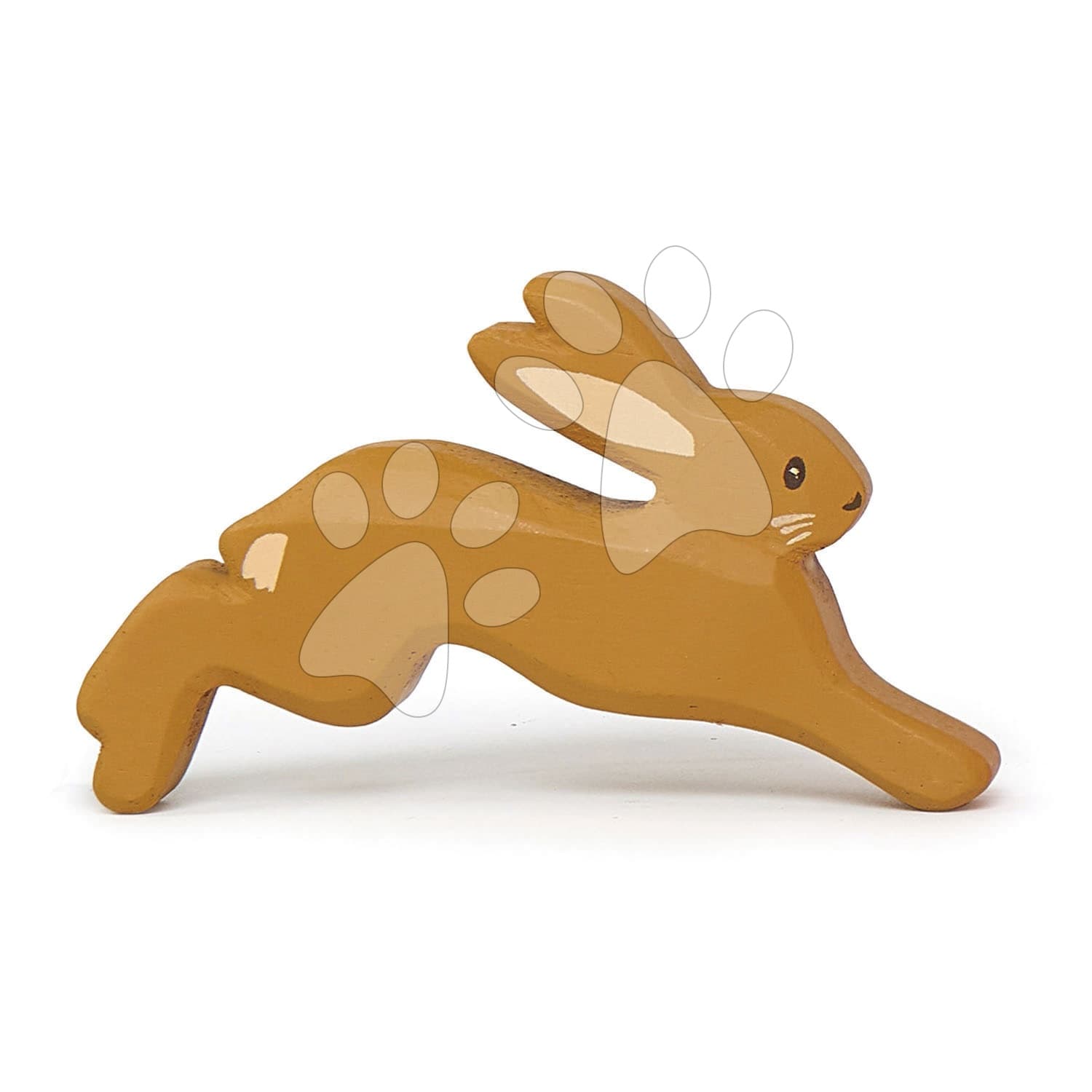 Drevený zajac Tender Leaf Toys bežiaci 1