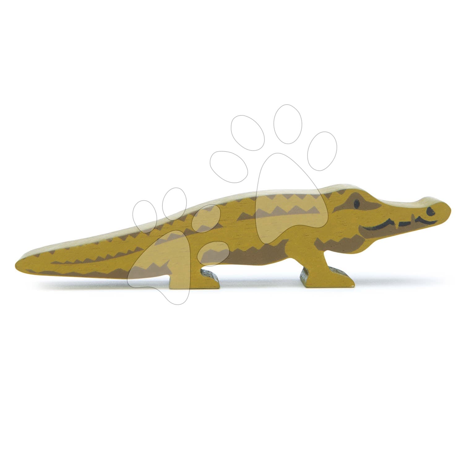 Drevený krokodíl Crocodile Tender Leaf Toys stojaci 1