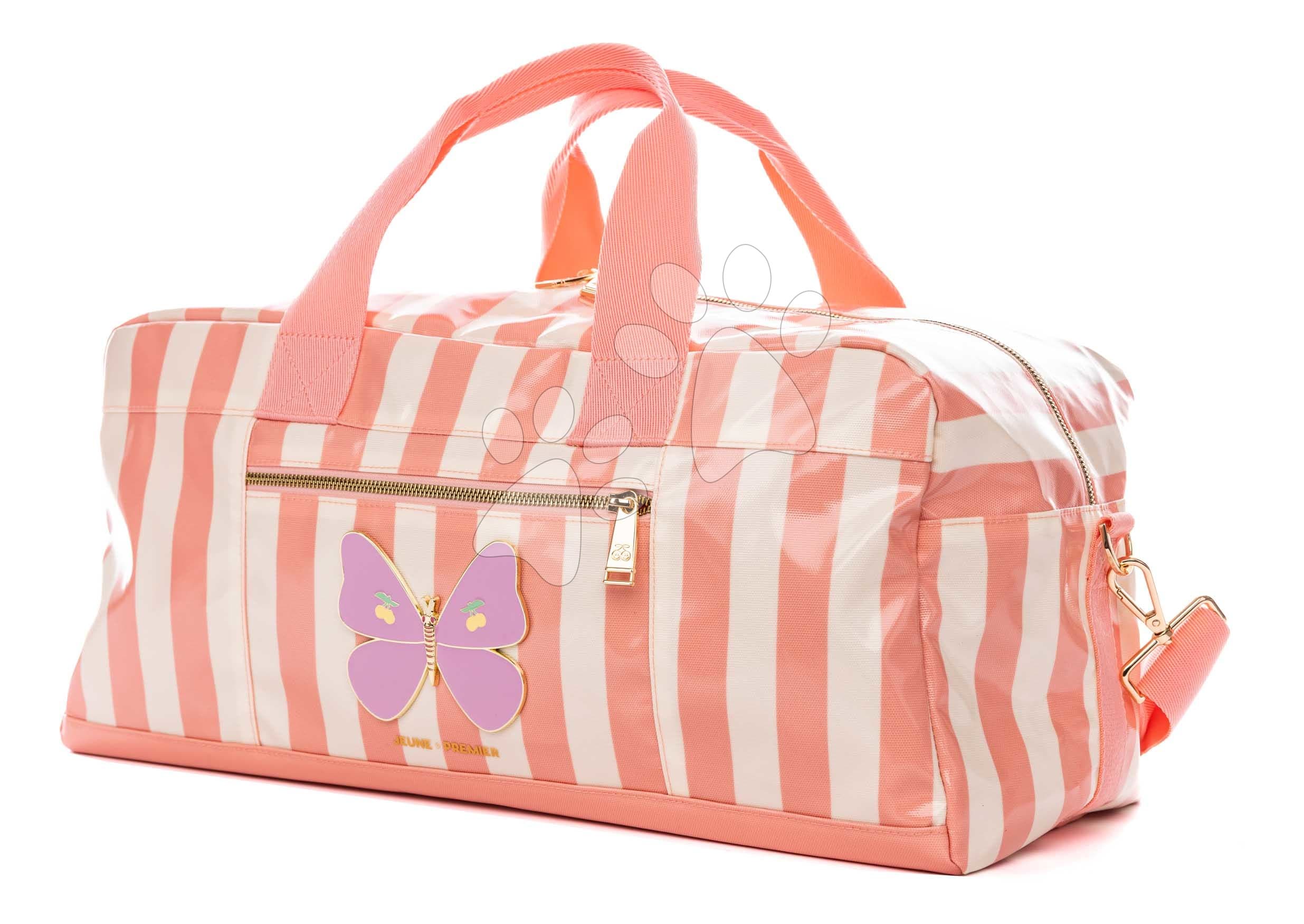 Cestovná taška Caroline Weekend Bag Butterfly Stripe Jeune Premier ergonomická luxusné prevedenie 50*25 cm
