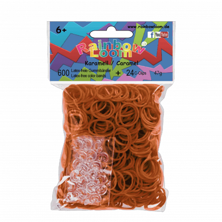 Rainbow Loom detské gumičky 20815 karamelové
