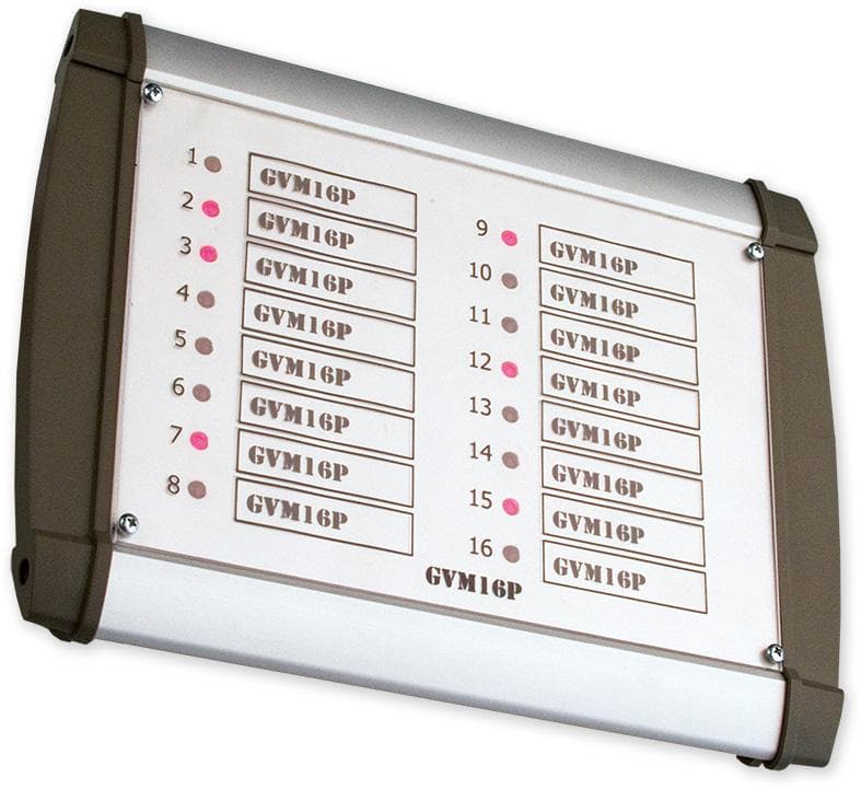 GVM16PLED - signalizačné tablo v kryte 16 LED 1