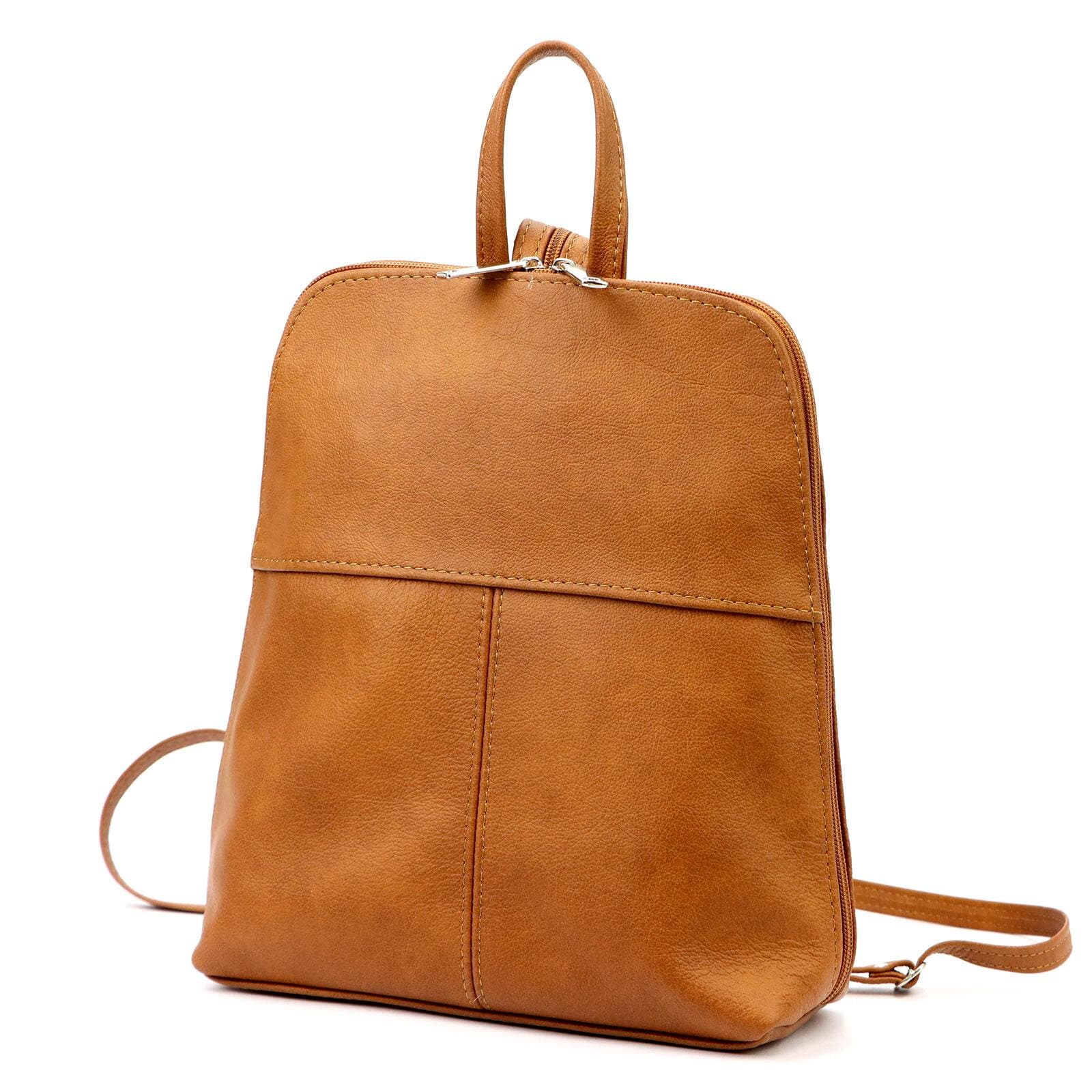 Dámsky kožený ruksak Voyager 517 DOLLARO camel skl.