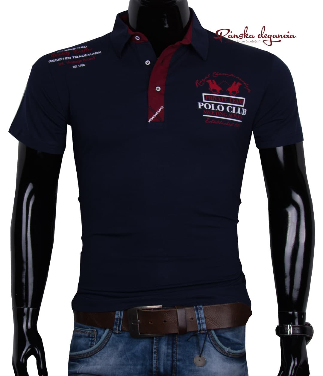 Polo tričko s top detailami. 1