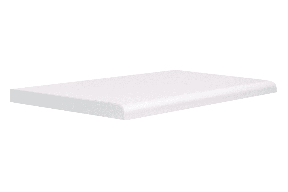 Vnútorné drevotrieskové parapety SLIM bez nosa Biela 0126 SLIM 1