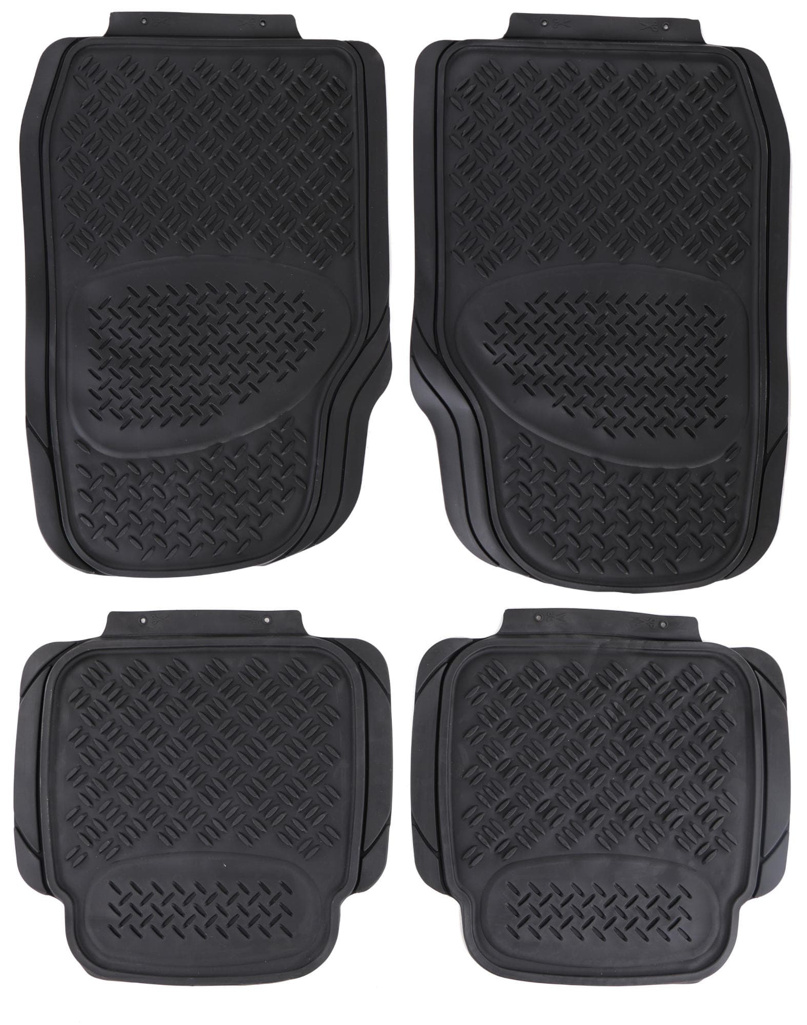 Univerzálne gumené autokoberce CAR MAT UNI SET 3, komplet, 4 ks 1