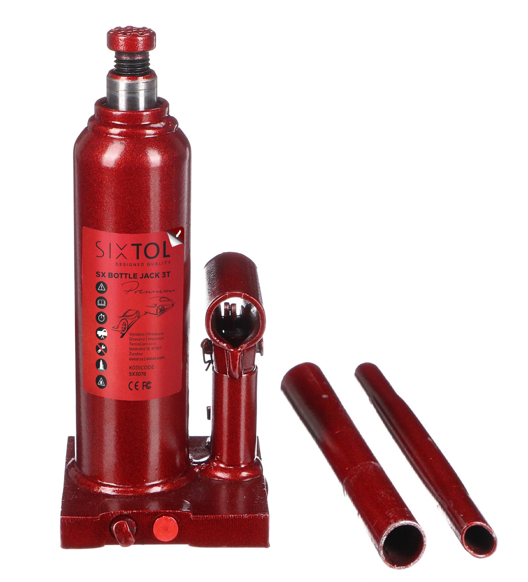 Hydraulický zdvihák panenka SX BOTTLE JACK PREMIUM 3T 1