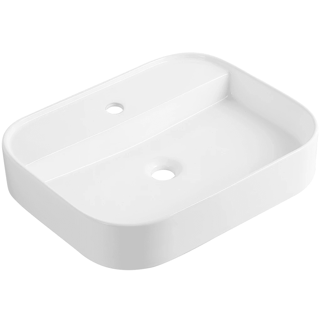 CERANO - Umývadlo keramické - na dosku - Vico - biela lesklá - 55x45 CER-680337 1