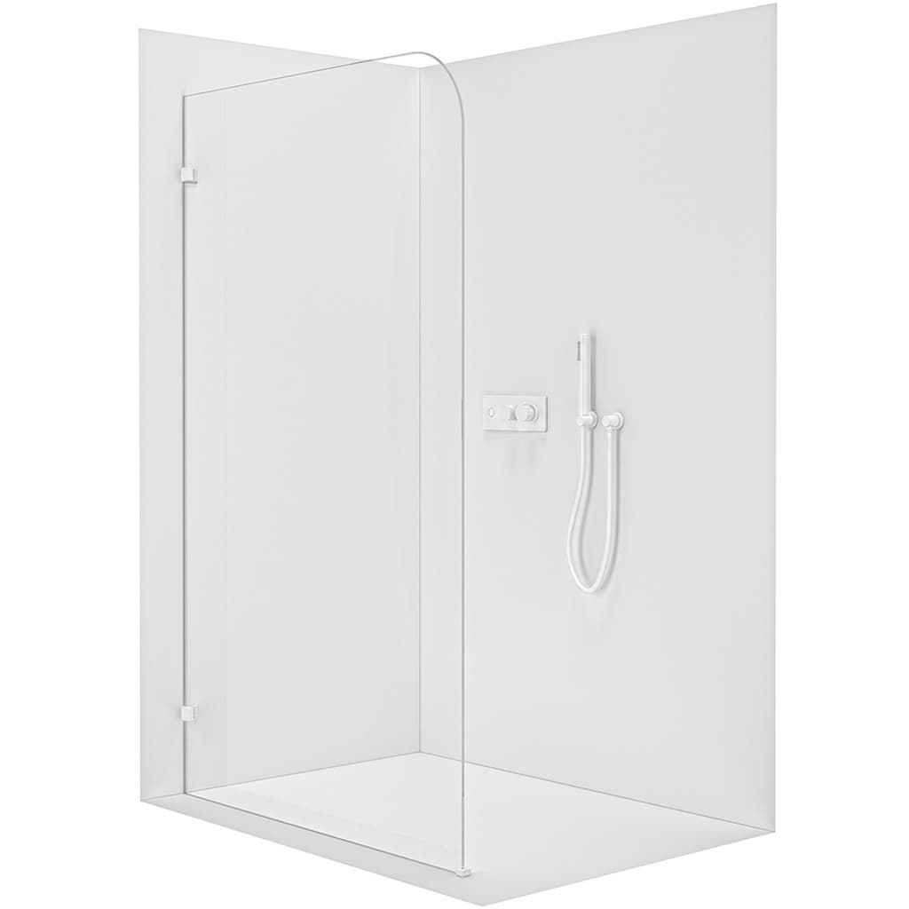 CERANO - Sprchová zástena Walk-in Orbis Ľ/P - 8 mm - biela matná, transparentné sklo - 90x200 CER-682384 1