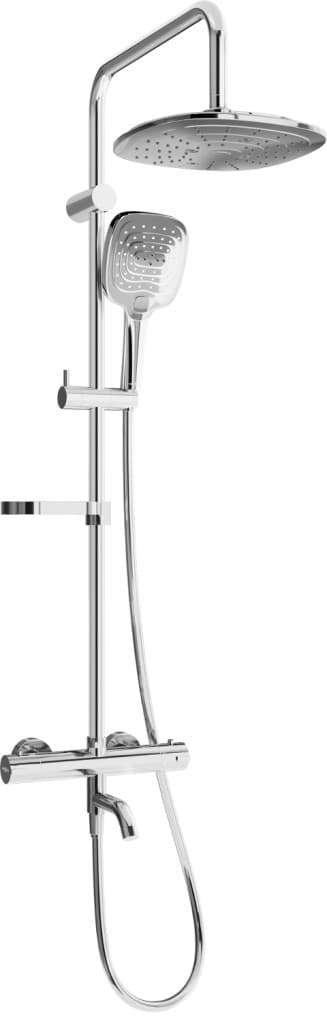 MEXEN/S - KX17 vaňový stĺp s termostatickou batériou, chróm 779001791-00 1