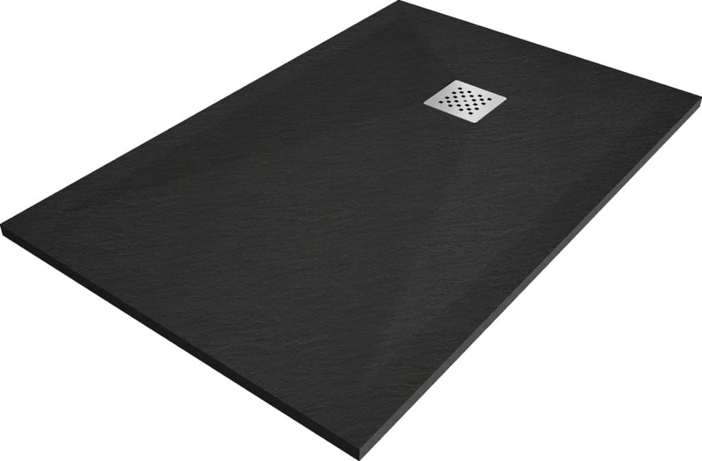 MEXEN - Stone+ sprchová vanička obdĺžniková 80x70, čierna 44707080 1