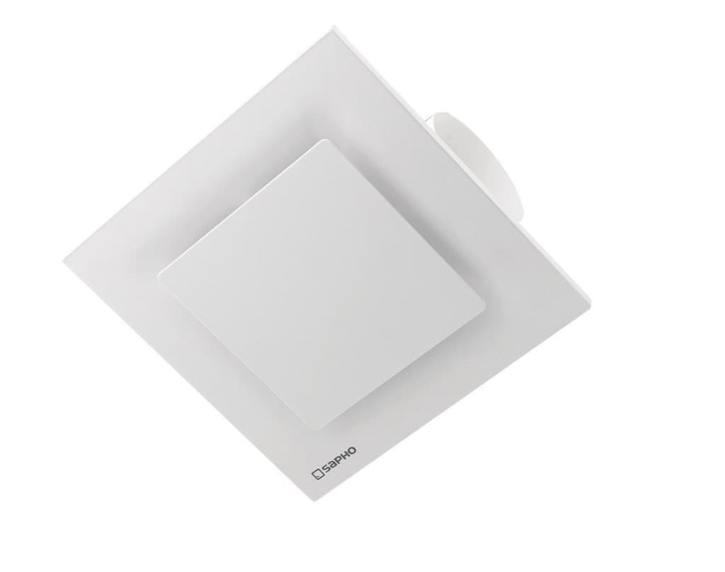 SAPHO - TECTO stropní ventilátor axiální, 20W, potrubí 100, bílá TC201 1