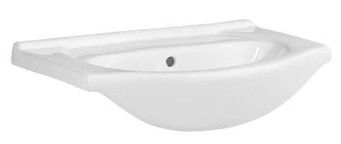 AQUALINE AQUALINE - SIMPLEX ECO keramické umyvadlo, nábytkové, 60x44cm, bílá NDHF060 1