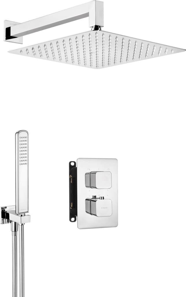 DEANTE DEANTE - Therm chróm - Sprchový set pod omietku, s termostatickou BOX BXYZ0ECT 1