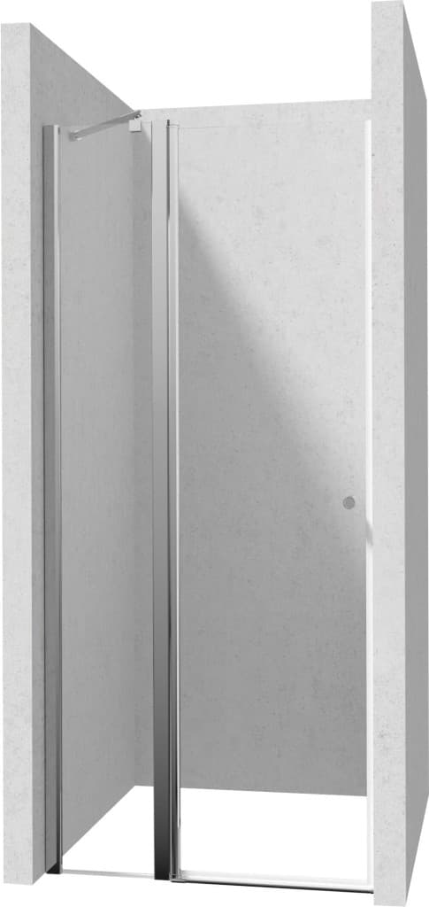 DEANTE - Kerria Plus chróm sprchové dvere bez stenového profilu, 100 cm - výklopné KTSU043P 1