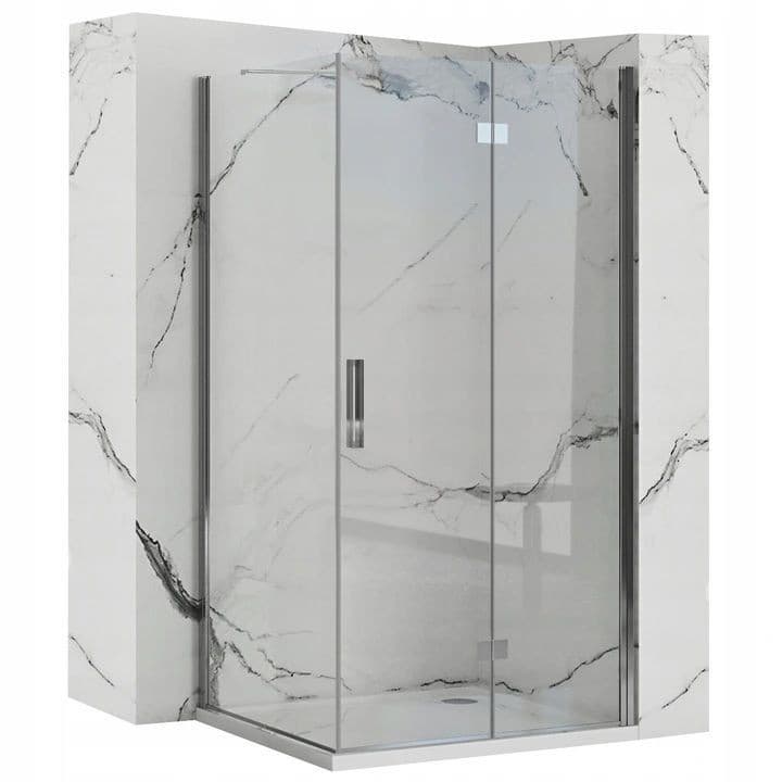 REA/S - Sprchová kabína Molier Chrom 80x80 KPL-K2367