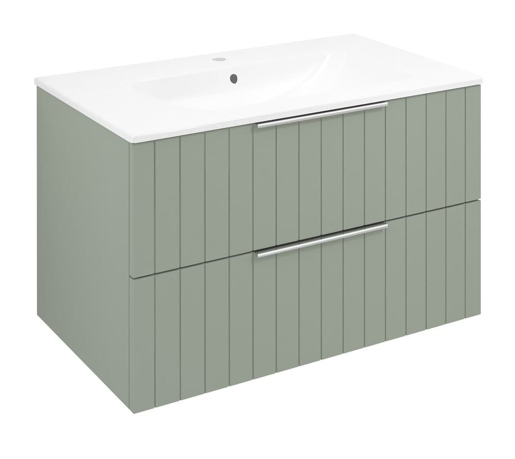 SAPHO - CIRASA STRIP umývadlová skrinka 79,8x52x46cm, verde CR801-4444S 1