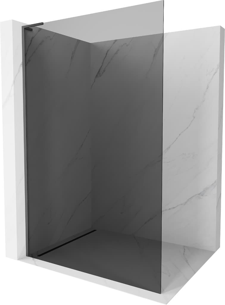 MEXEN/S - Kyoto L Sprchová zástena WALK-IN 70 x 200, grafit, grafit metal 800-070-103-95-40