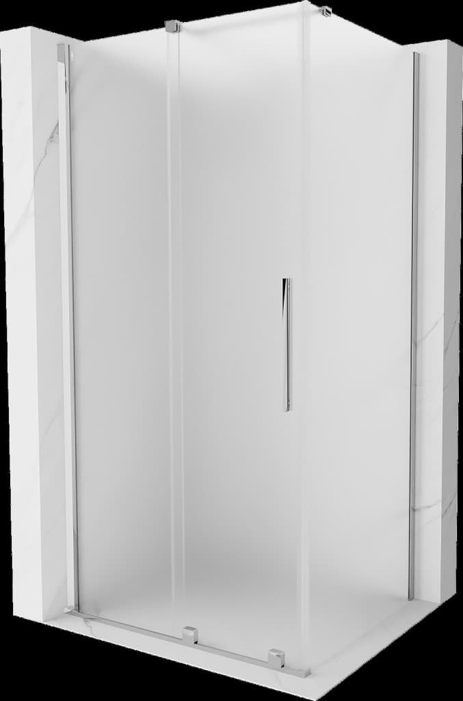 MEXEN/S - Velár sprchovací kút, posuvné dvere 100 x 70, dekor, chróm 871-100-070-31-01 1
