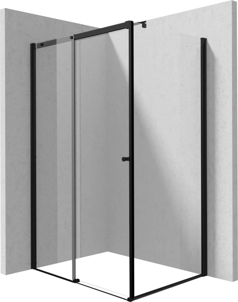 DEANTE - Sprchovací kút Kerria Plus čierna, obdĺžniková, 120x80 cm KKNNP12S08 1
