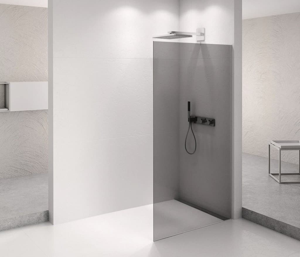 POLYSAN - ARCHITEX CHROM sprchová zástena 762 dymové sklo AXC80SC