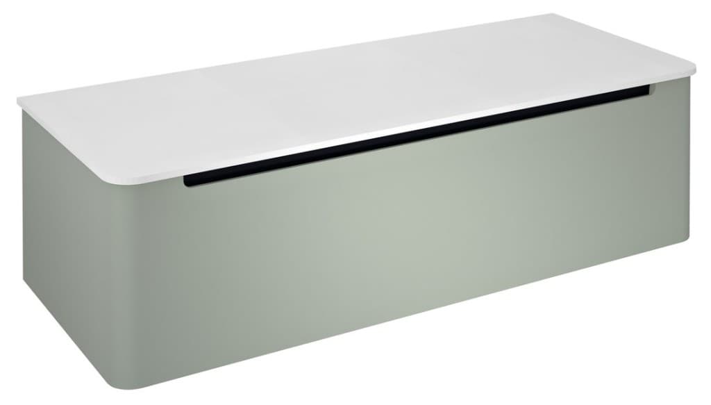 SAPHO - KERALA umývadlová skrinka 120x35x47,5cm, 1x zásuvka, verde KR120-4444 1
