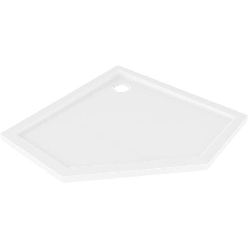 MEXEN - Flow päťboká sprchová vanička slim 80 x 80, biela lesk 46P108080 1