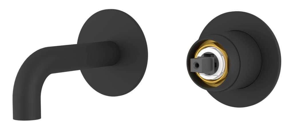 SAPHO - ULTRAMIX telo 2-prvkovej podomietkovej batérie, hubica 10cm, čierná mat UT110B-1