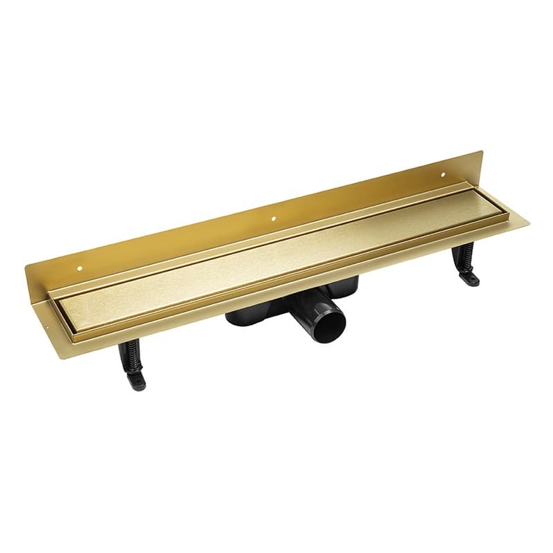 Laveo - Basso - sprchový žľab nástenný 80 cm, zlato COB_G81D 1