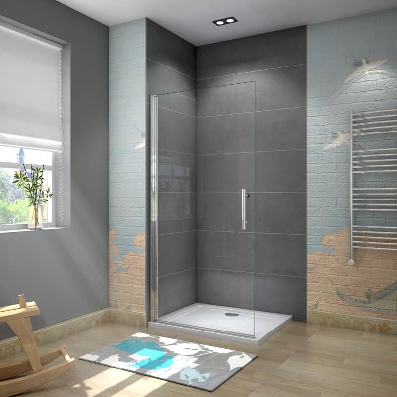 H K - MELODY DF1 100 Otočná WALK-IN zástena 94,8–96,8 × 195 číre sklo SE-MELODYDF1100 1