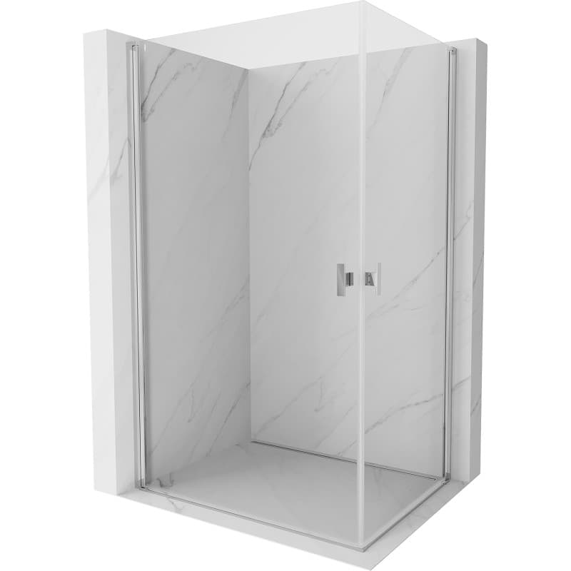 MEXEN/S - Mist-B Duo sprchovací kút dvere krídlové 95 x 70, transparent, chróm 8A2-095-070-01-00 1