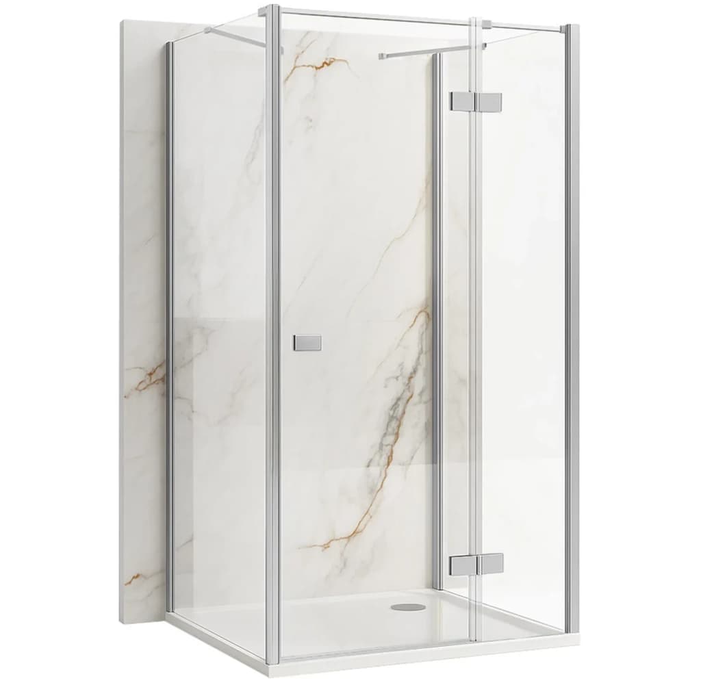 REA/S - Sprchovací kút Atlas 90x80 Chrome vpravo KPL-K4761 1