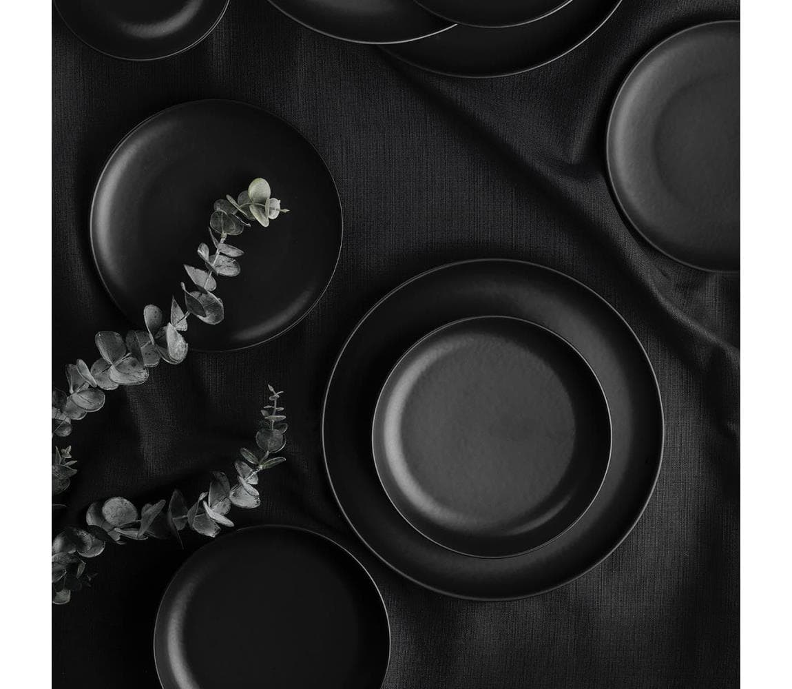 18-dielna jedálenská sada čierna/porcelán 710KTP3396 1