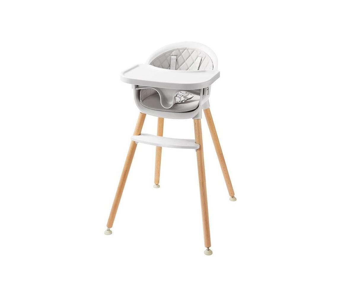 2Kids Toys - Detská jedálenská stolička sivá 2D98255 1