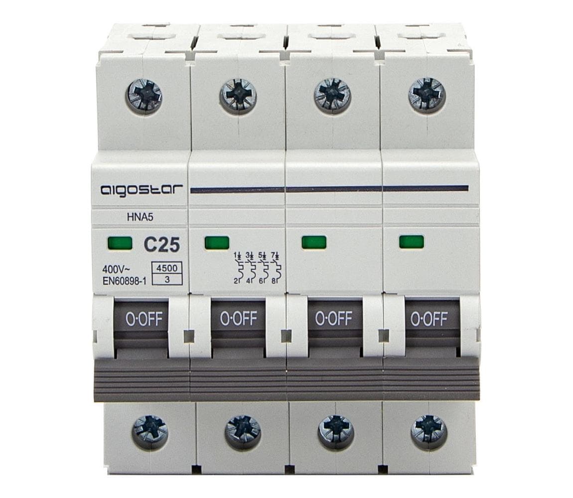 B.V.  - Istič 4-pólový 4P-25A-C 400V B20201QEK 1