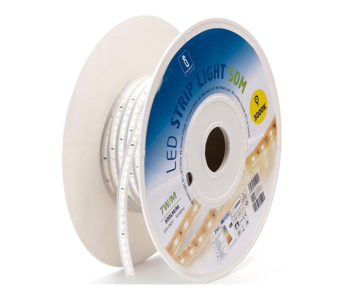 B.V.  - LED pás LED/350W/230V 50m 3000K IP65 B10302XSS 1